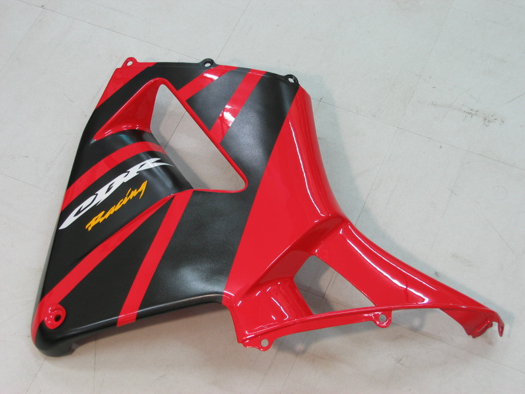 Fairings 2003-2004 Honda CBR 600 RR أحمر وأسود هوندا Generic