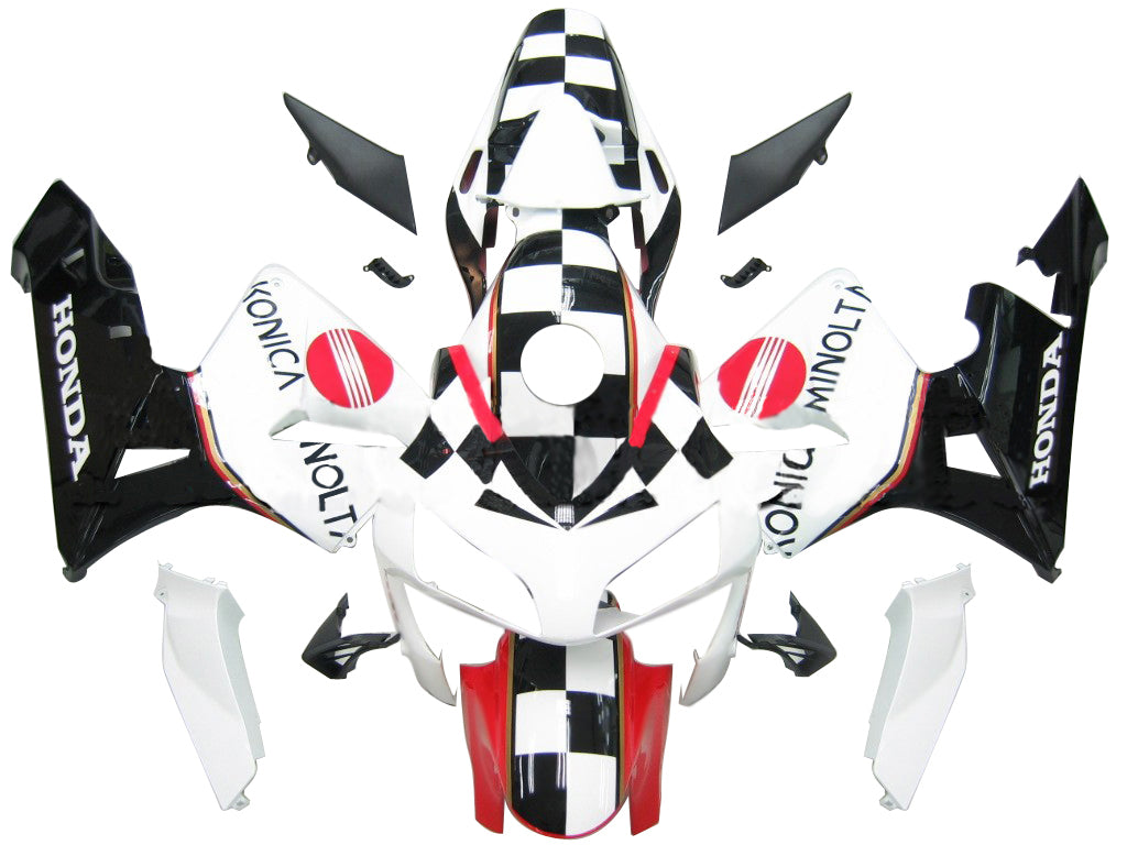 Fairings 2003-2004 Honda CBR 600 RR Konica Checker Design عام