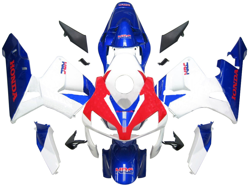 Fairings 2003-2004 Honda CBR 600 RR أحمر أبيض أزرق HRC عام