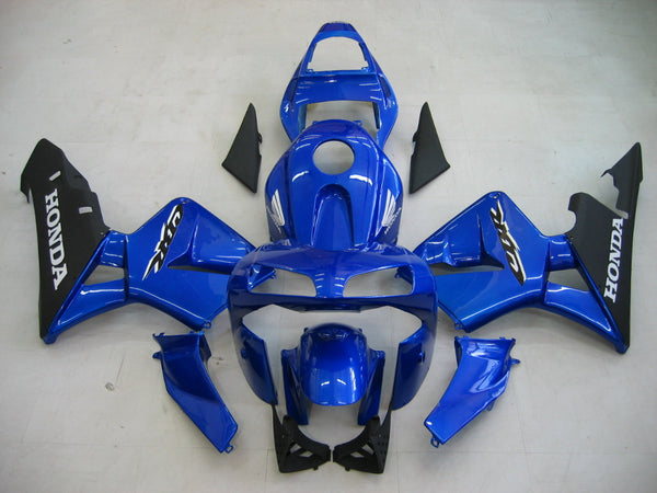 Carenados 2003-2004 Honda CBR 600 RR azul y negro CBR genérico