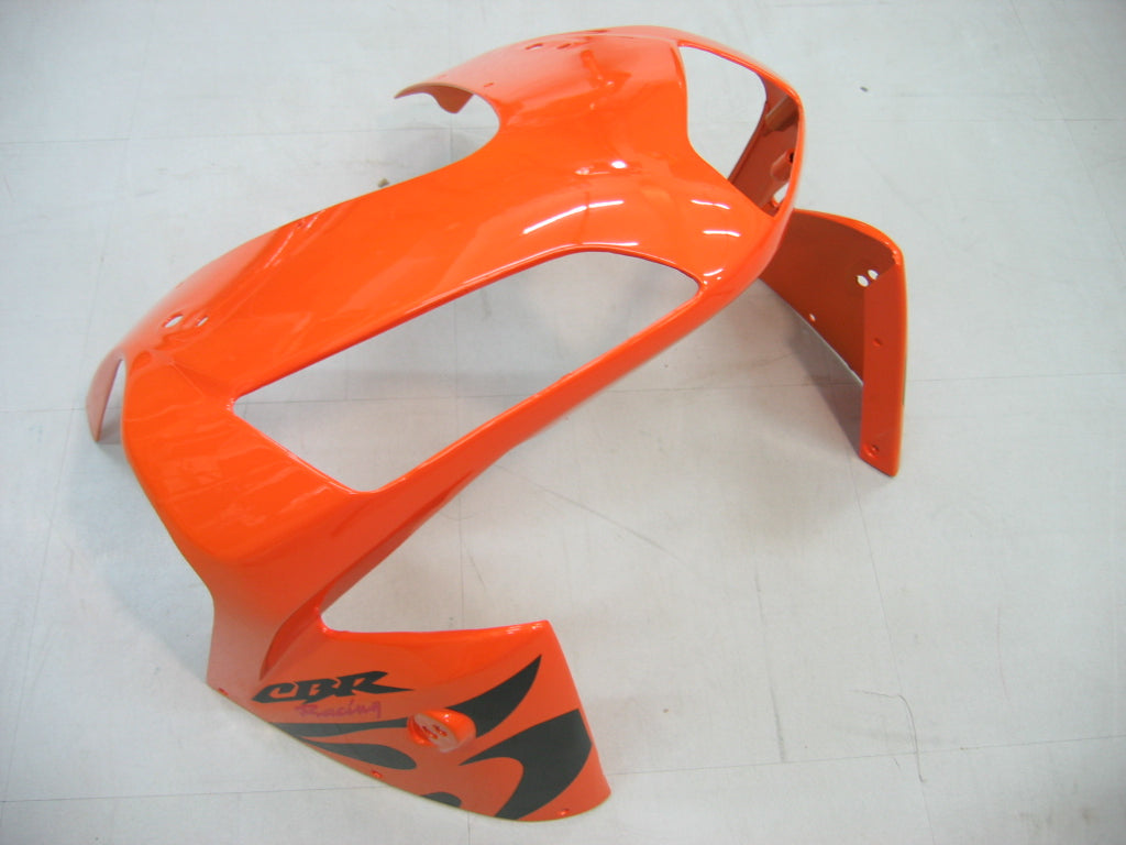 Fairings 2003-2004 Honda CBR 600 RR Orang &amp; Black Flame عام