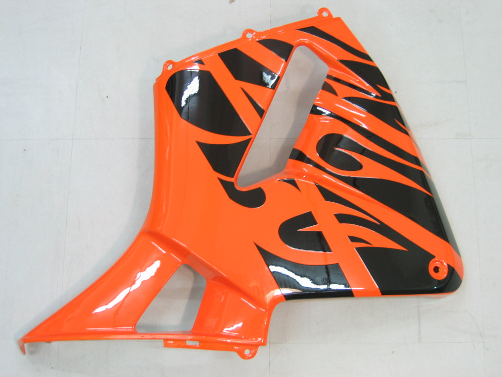 Fairings 2003-2004 Honda CBR 600 RR Orang &amp; Black Flame عام