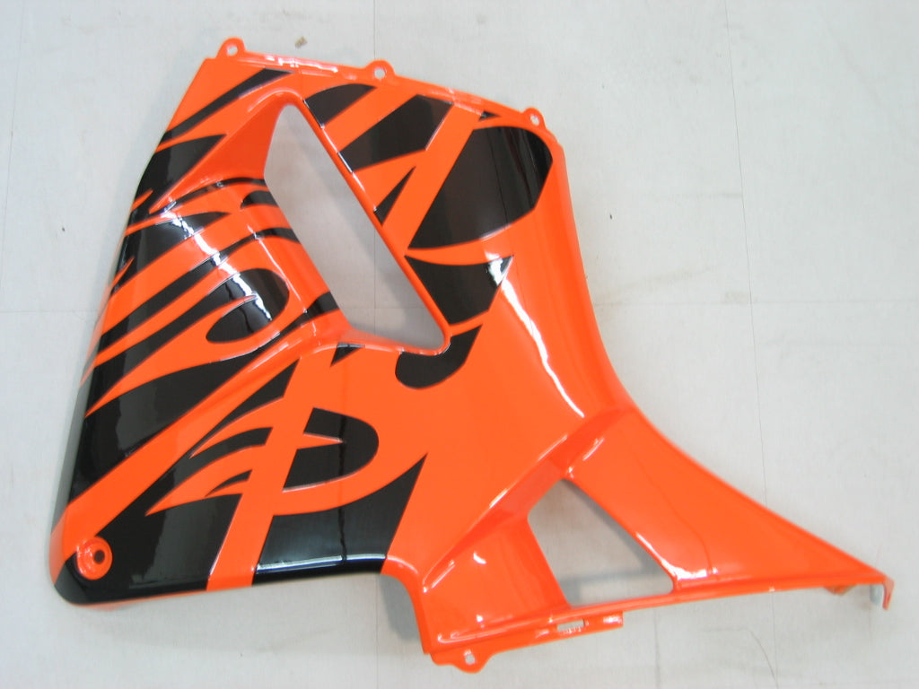 Fairings 2003-2004 Honda CBR 600 RR Orang &amp; Black Flame عام