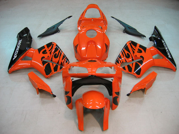 Fairings 2005-2006 Honda CBR 600 RR Orange & Black Tribal Honda  Generic