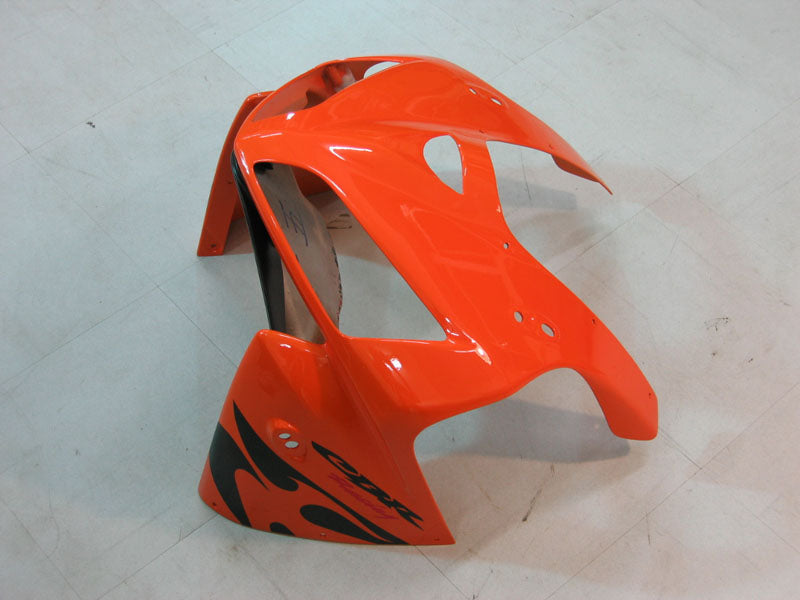 Fairings 2005-2006 Honda CBR 600 RR برتقالي وأسود قبلي Honda Generic