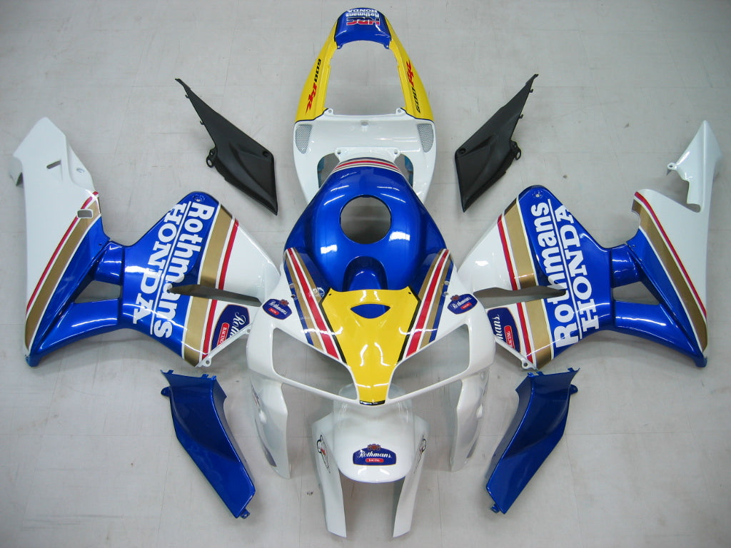 CBR600RR 2005-2006 Bodywork Fairing Blue ABS Injection Molded Plastics Set Generic