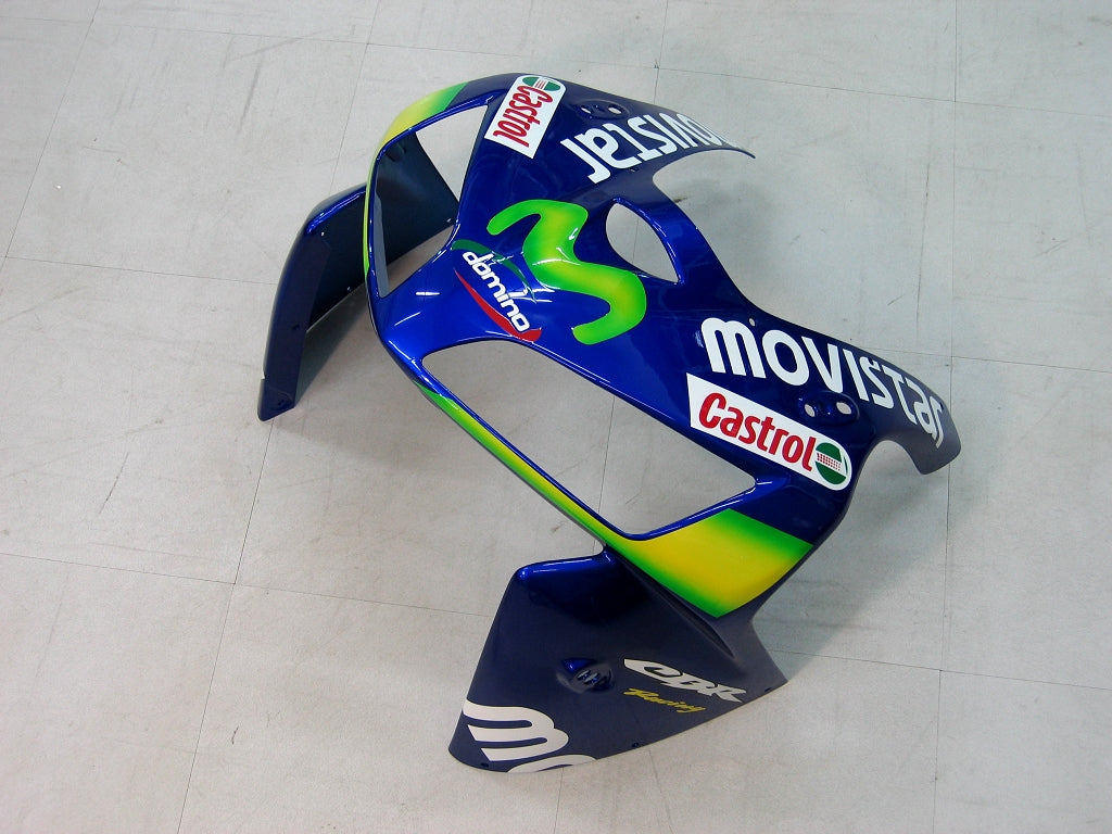 Fairings 2005-2006 Honda CBR 600 RR Blue & Green Movistar  Generic