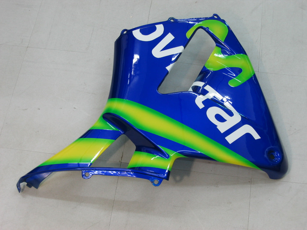 Fairings 2005-2006 Honda CBR 600 RR Blue & Green Movistar  Generic