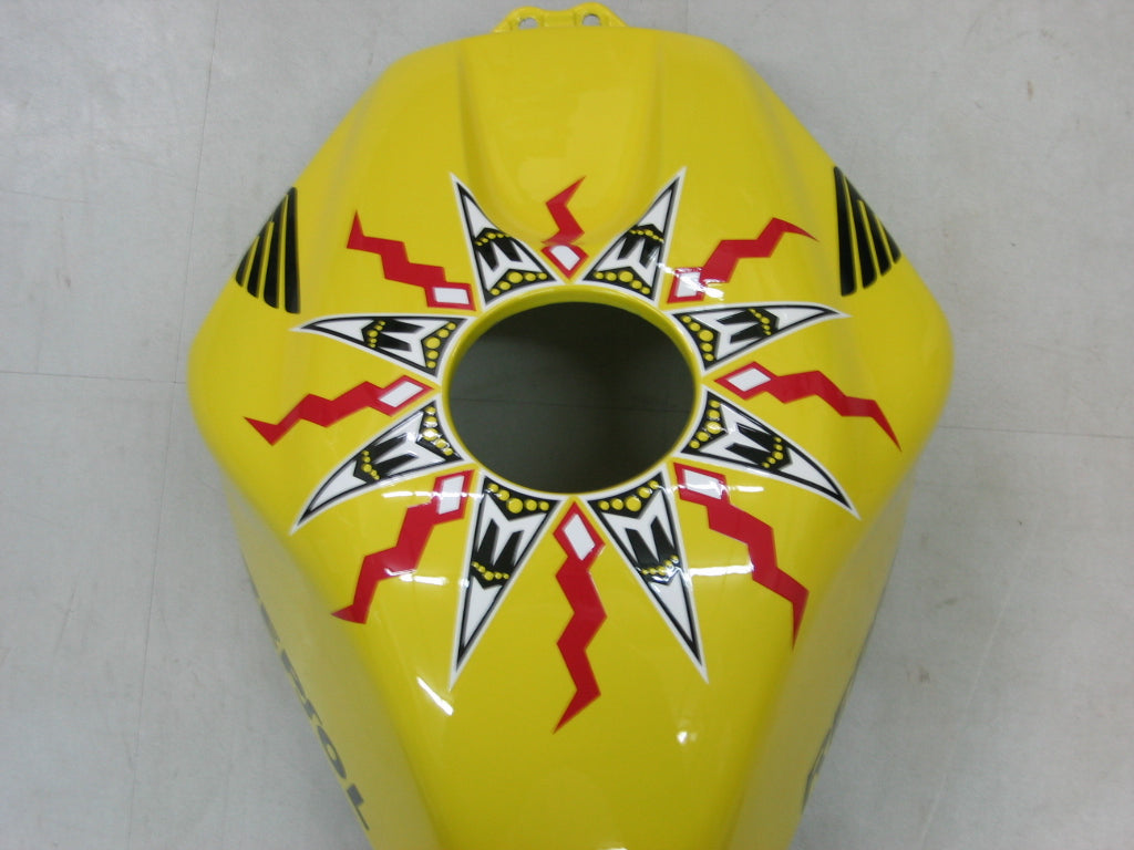 Fairings 2005-2006 Honda CBR 600 RR Yellow Black Valentino Rossi  Generic