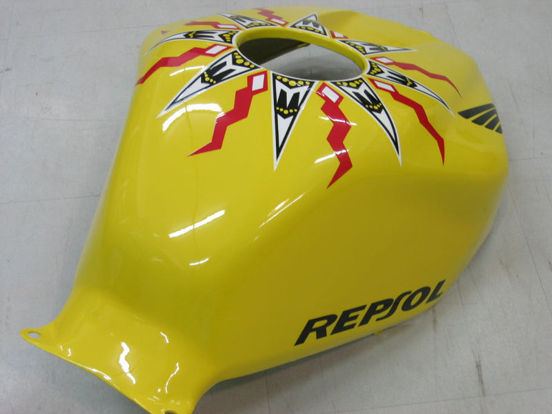 Fairings 2005-2006 Honda CBR 600 RR Yellow Black Valentino Rossi  Generic