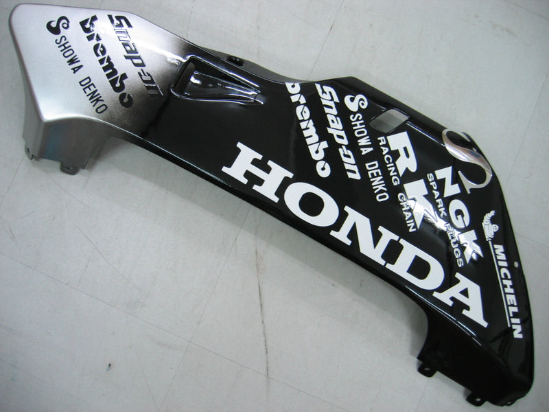 Fairings 2005-2006 Honda CBR 600 RR أسود وفضي SevenStars Generic
