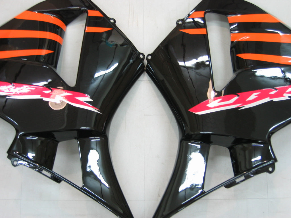 Fairings 2005-2006 Honda CBR 600 RR برتقالي وأسود CBR Honda Generic