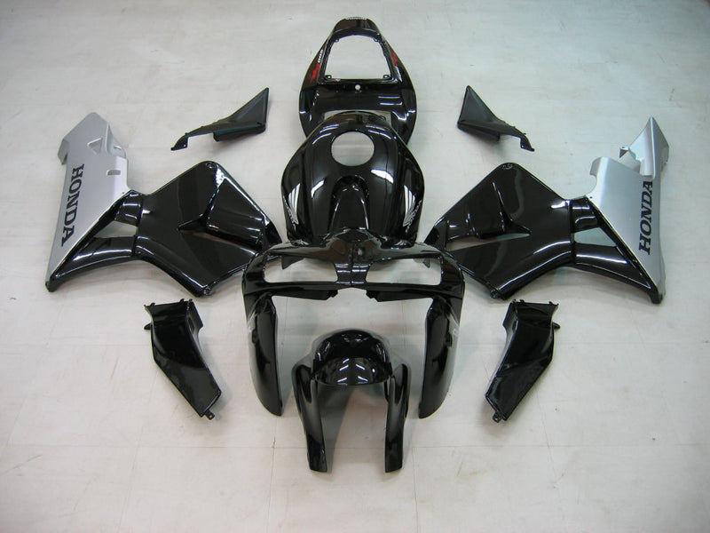 CBR600RR 2005-2006 Bodywork Fairing Black ABS Injection Molded Plastics Set Generic