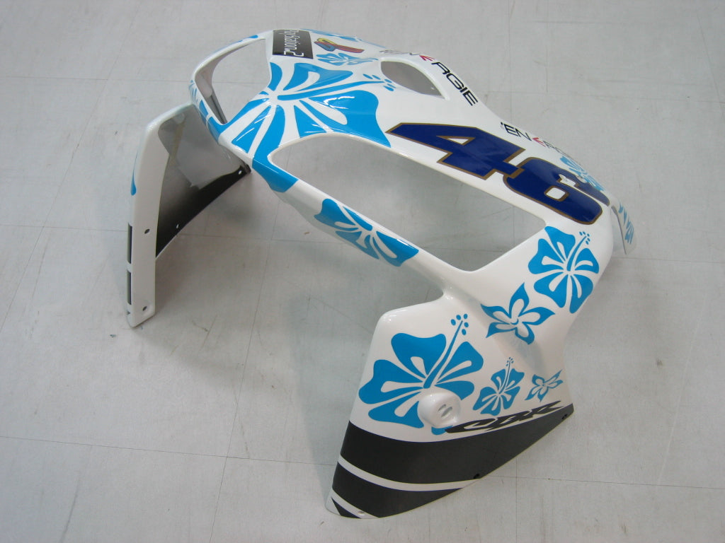 Fairings 2005-2006 Honda CBR 600 RR Multi-Color Azzurro Floral  Generic