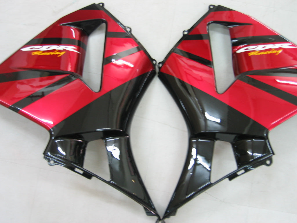 Fairings 2005-2006 Honda CBR 600 RR أسود أحمر فضي CBR Generic