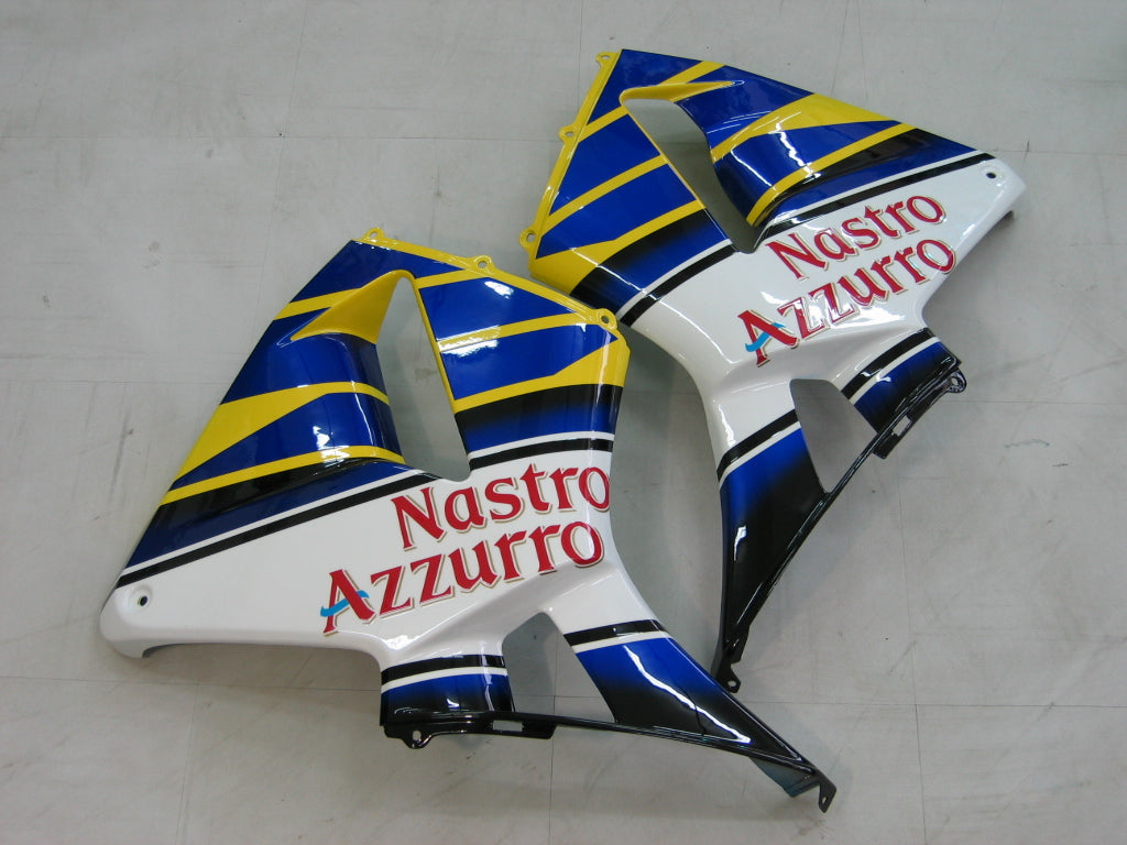 Fairings 2005-2006 Honda CBR 600 RR أصفر رقم 46 Azzurro Generic