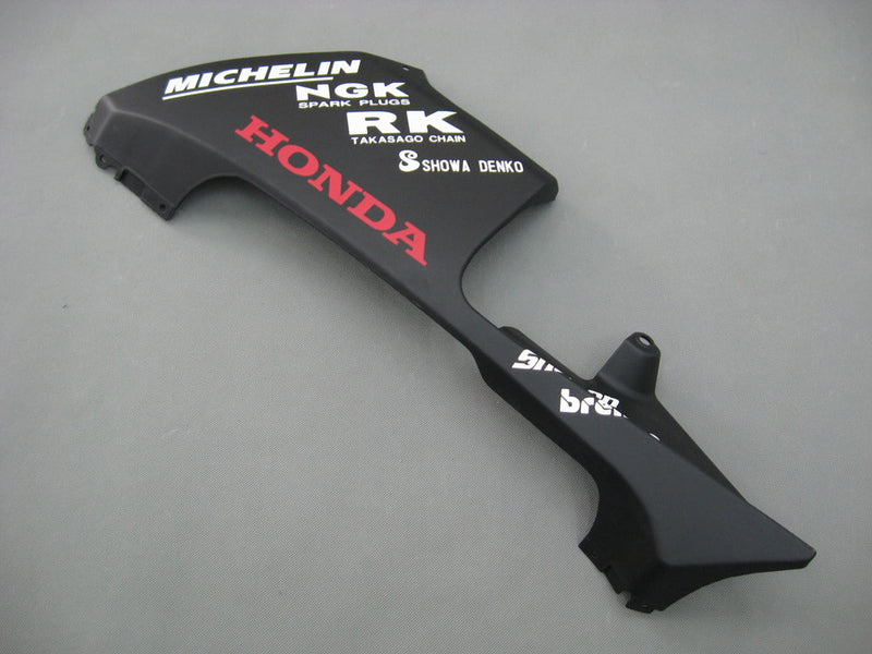 Fairings 2005-2006 Honda CBR 600 RR Black Matte  Valentino Rossi  Generic