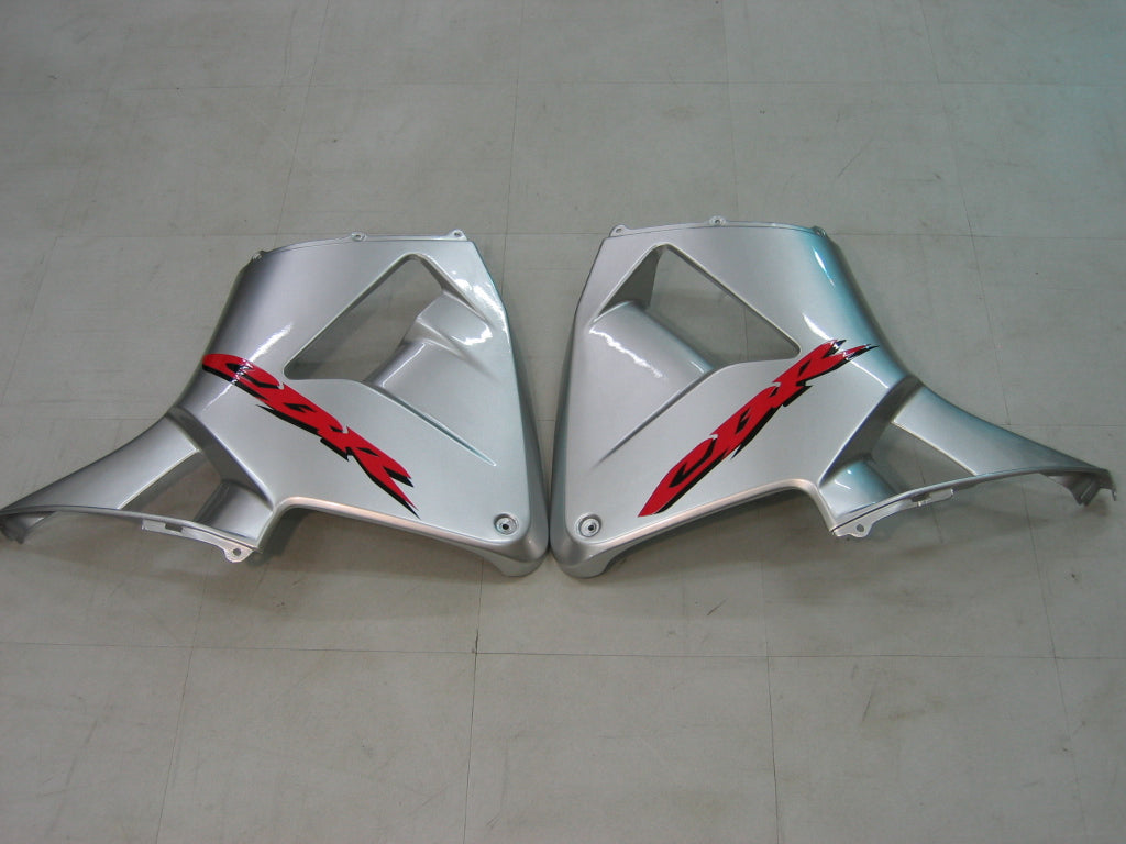 Fairings 2005-2006 Honda CBR 600 RR فضي وأسود CBR Generic