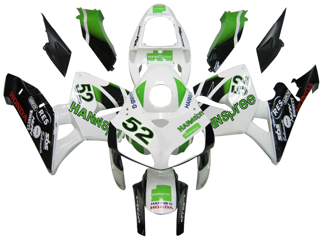 CBR600RR 2005-2006 Bodywork Fairing White ABS Injection Molded Plastics Set Generic