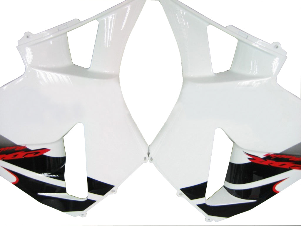 Fairings 2005-2006 Honda CBR 600 RR أحمر أبيض أسود CBR Generic