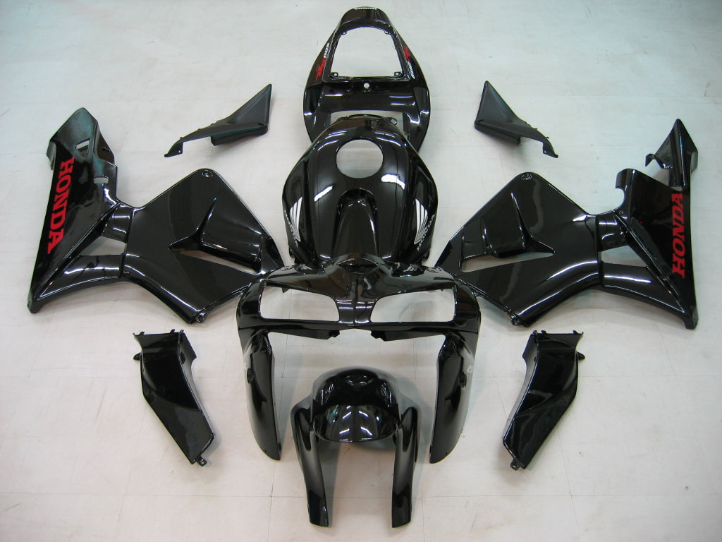 Fairings 2005-2006 Honda CBR 600 RR Black Honda  Generic