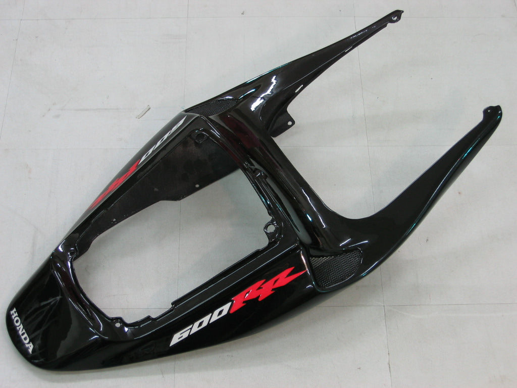 Carenados 2005-2006 Honda CBR 600 RR negro y plata CBR genérico