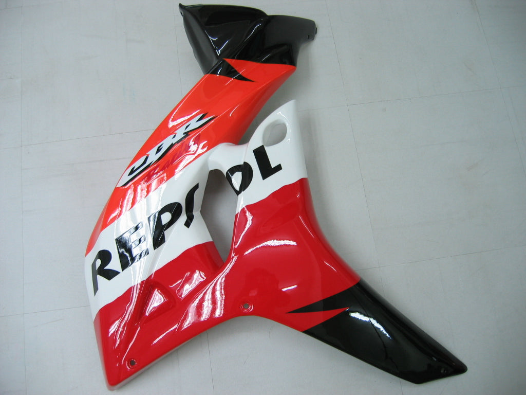 Fairings 2007-2008 Honda CBR 600 RR Black & Orange Repsol  Generic