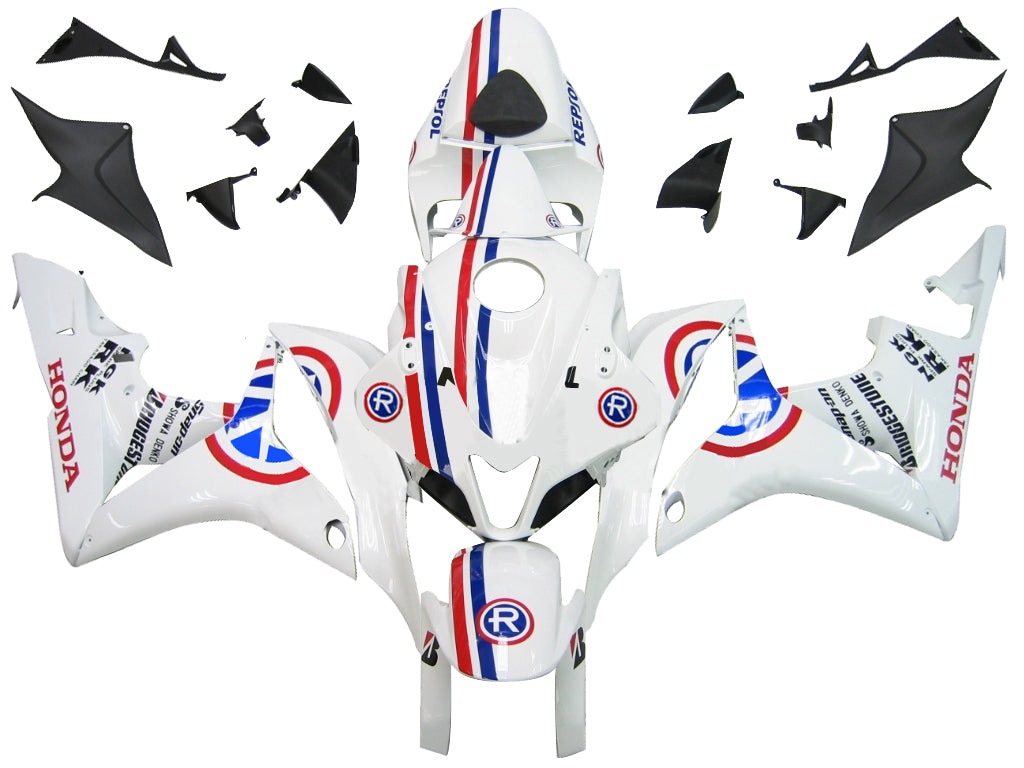 Carenados 2007-2008 Honda CBR 600 RR Blanco Repsol Genérico