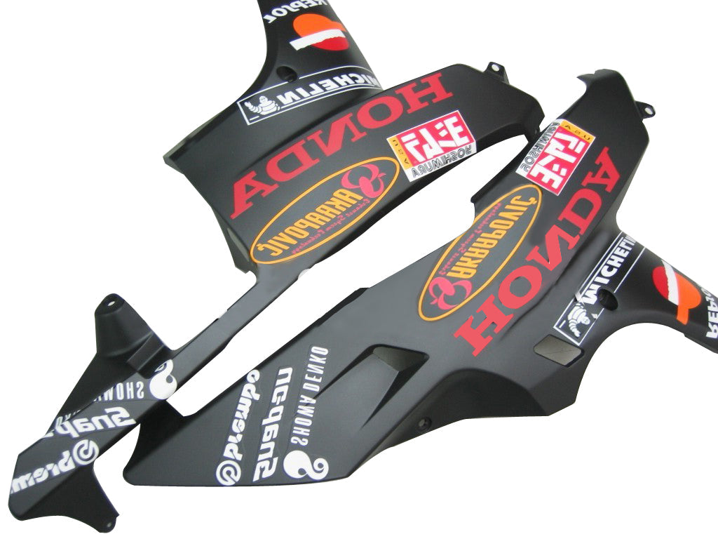 Fairings 2007-2008 Honda CBR 600 RR Black Valentino Rossi  Generic