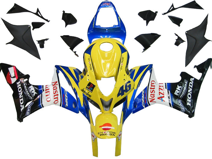 Carenados 2007-2008 Honda CBR 600 RR Multicolor No.46 Azzurro Genérico