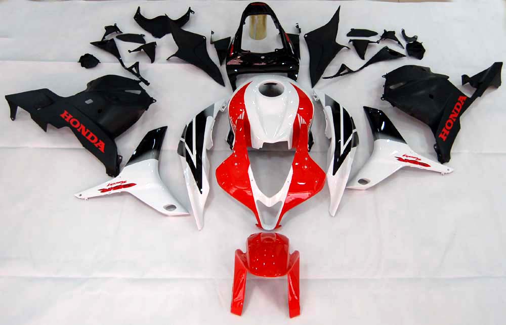 Carenados 2009-2012 Honda CBR 600 RR Rojo Blanco Negro CBR Genérico