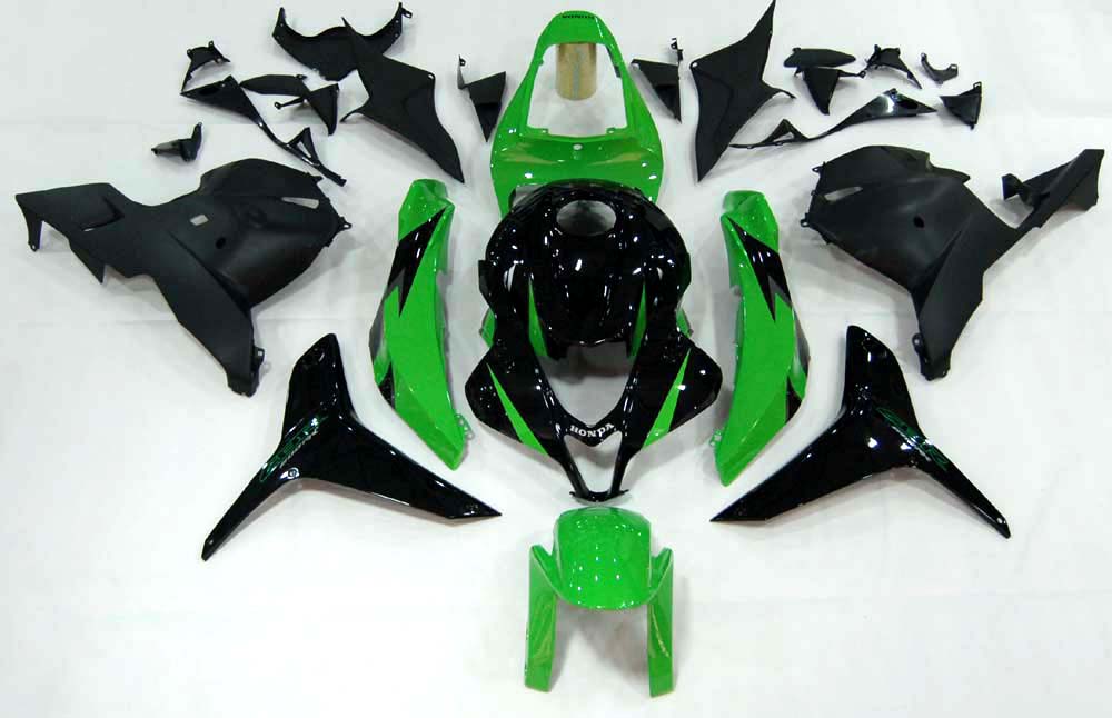 Carenados 2009-2012 Honda CBR 600 RR Verde y Negro CBR Genérico