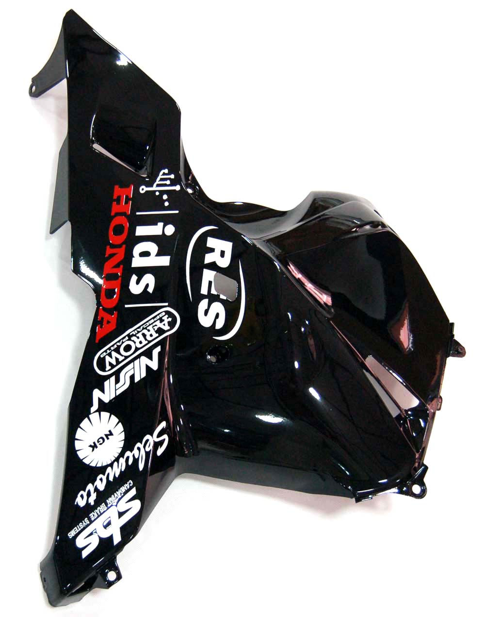 Carenados 2009-2012 Honda CBR 600 RR blanco y negro Hannspree genérico