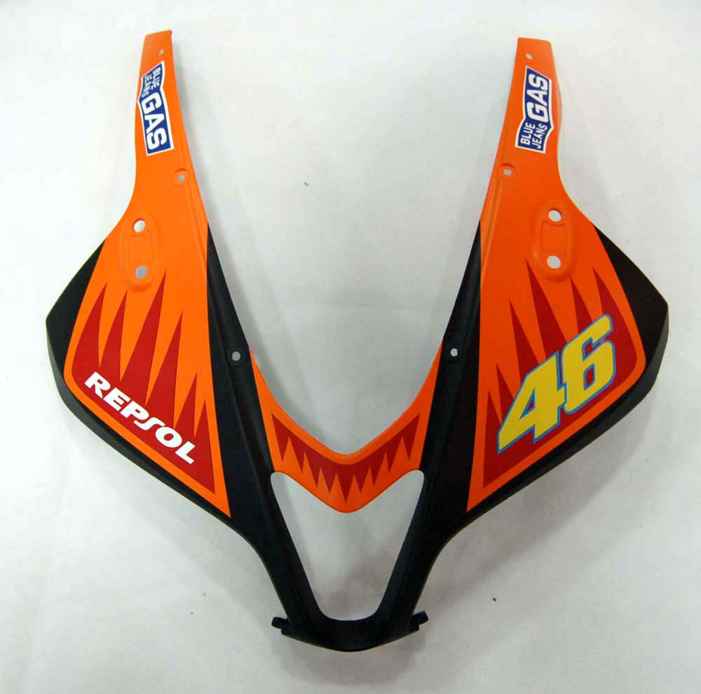 Carenados 2009-2012 Honda CBR 600 RR Amarillo y Negro Valentino Rossi Moto Generic