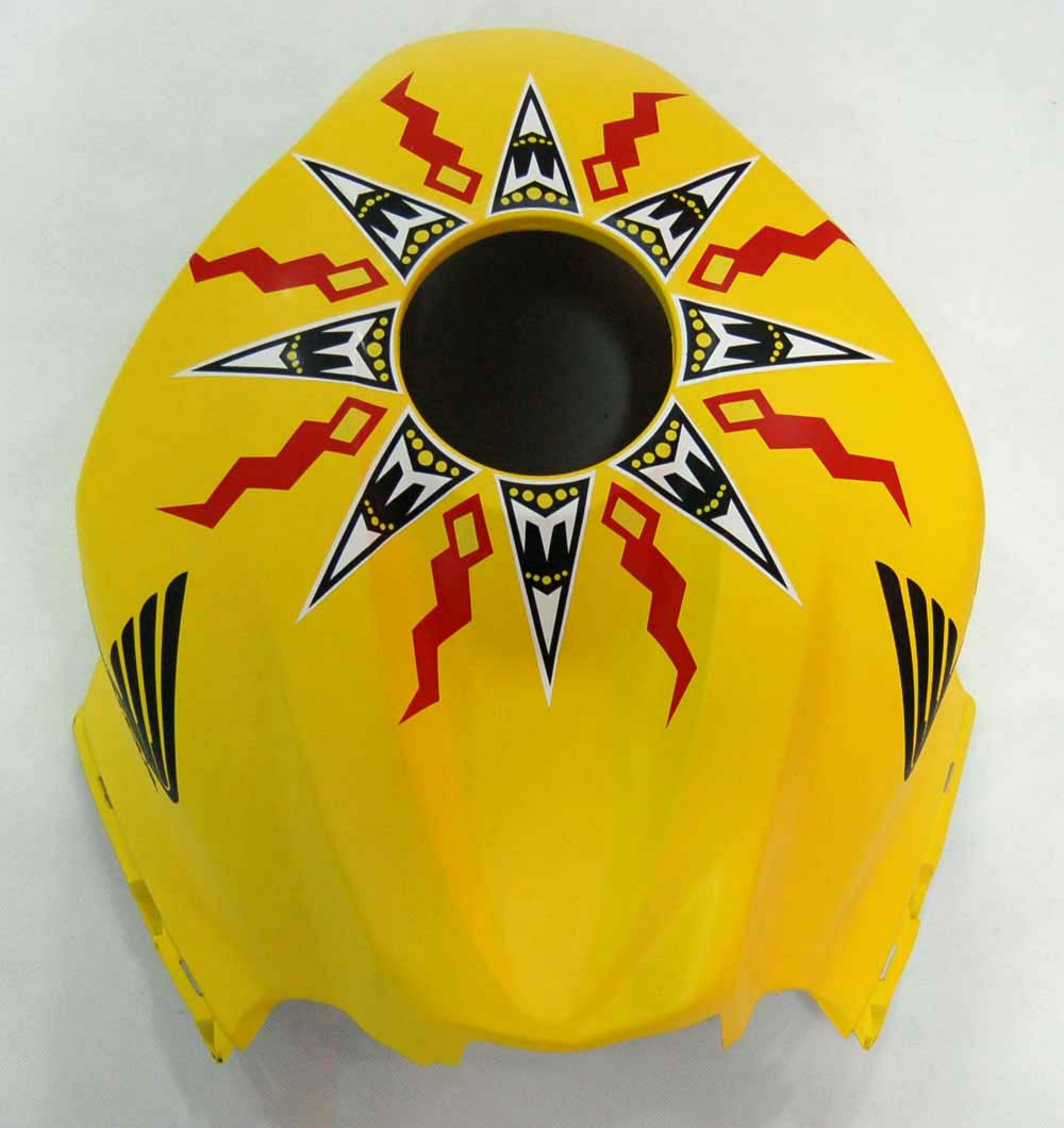 Carenados 2009-2012 Honda CBR 600 RR Amarillo y Negro Valentino Rossi Moto Generic