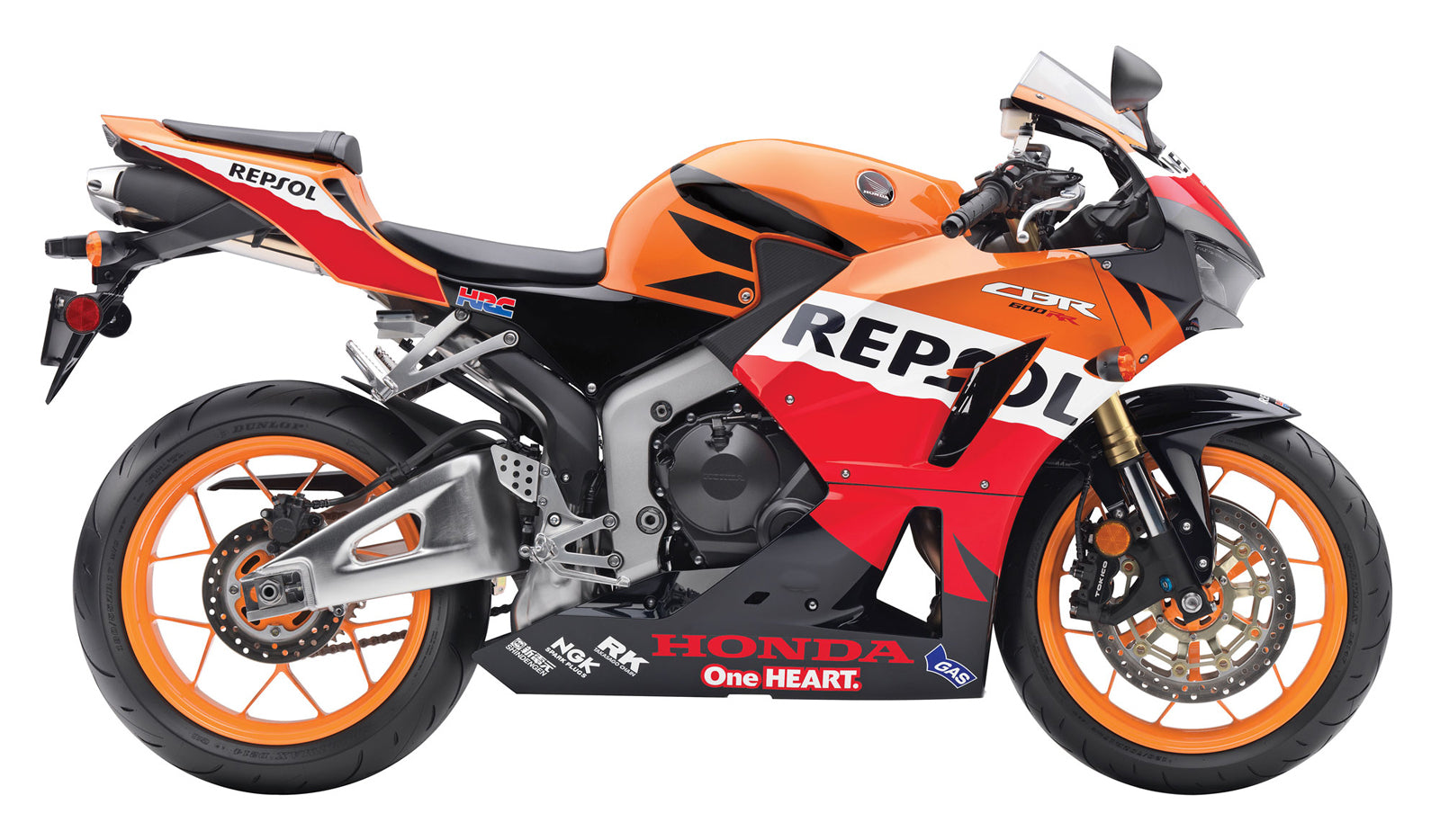 Fairings 2013-2023 Honda CBR600RR Repsol Orange  Generic