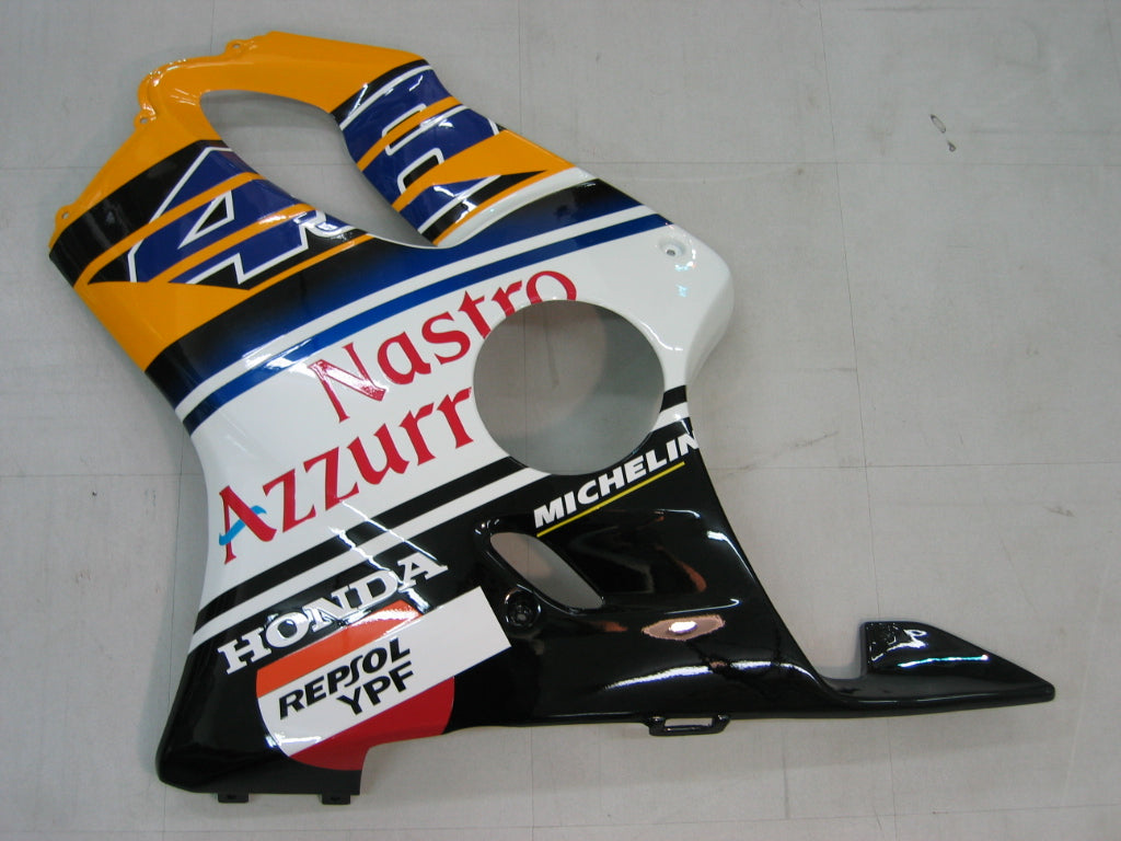 Fairings 2001-2003 Honda CBR 600 F4i Yellow No.46 Azzurro  Generic