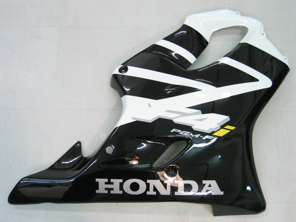 Carenados 2001-2003 Honda CBR600 F4i Negro y Blanco F4i Genérico