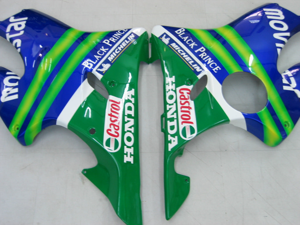 Fairings 2001-2003 Honda CBR 600 F4i Blue & Green Movistar  Generic