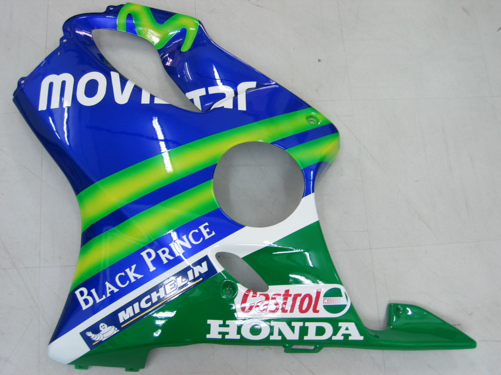 Carenados 2001-2003 Honda CBR 600 F4i Azul &amp; Verde Movistar Generic