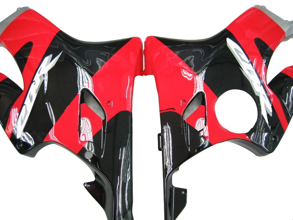 Carenados 2004-2007 Honda CBR 600 F4i Plata Rojo Negro CBR Genérico