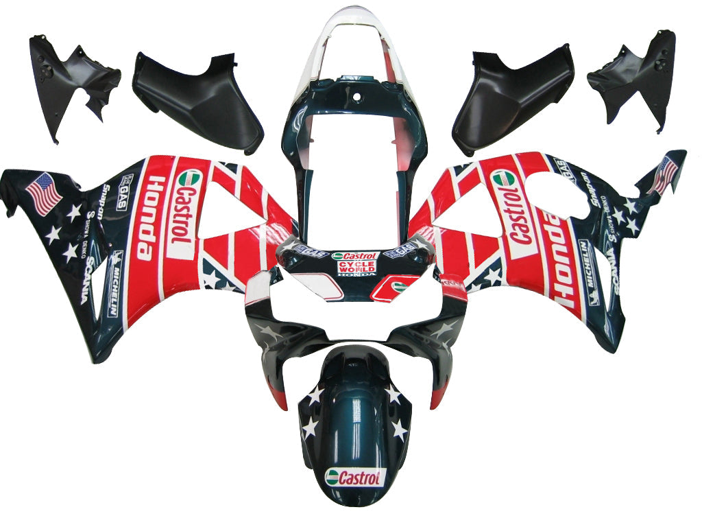 Fairings 2002-2003 Honda CBR 954 RR Multi-Color Castrol Honda  Generic