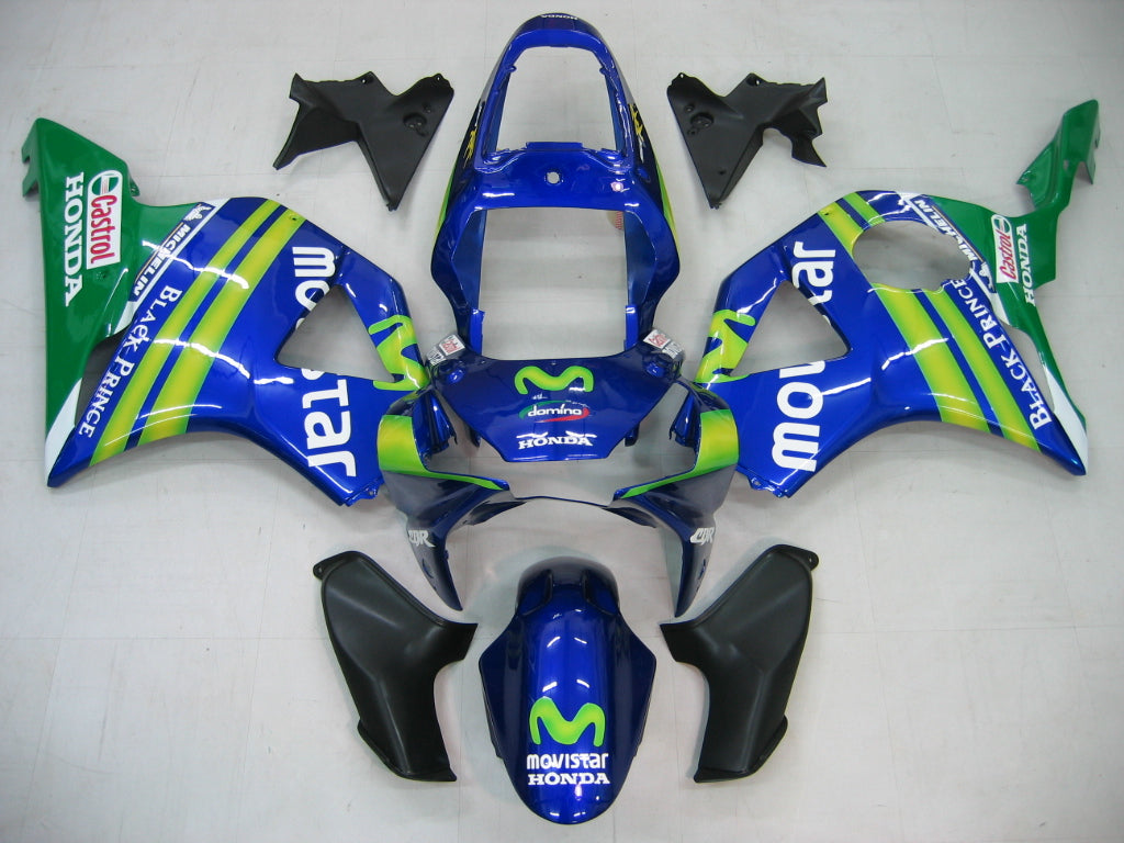 Fairings 2002-2003 Honda CBR 954 RR Blue & Green Movistar  Generic