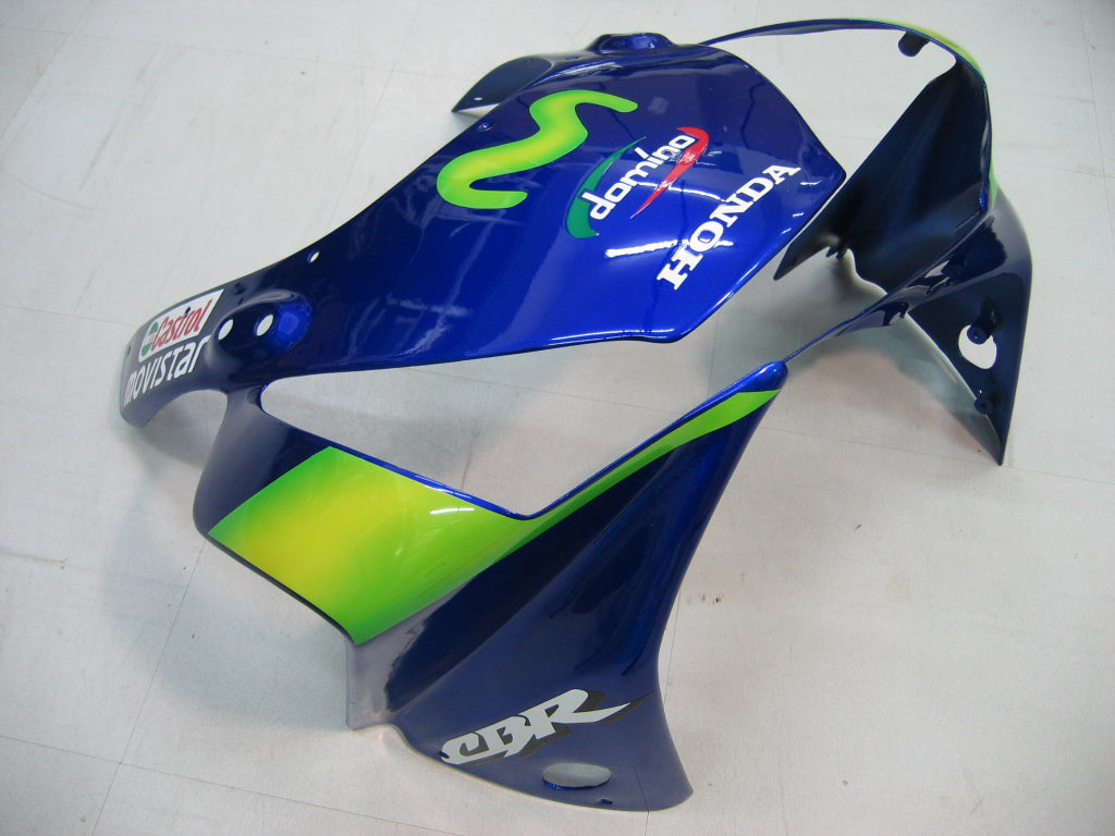 Fairings 2002-2003 Honda CBR 954 RR Blue & Green Movistar  Generic