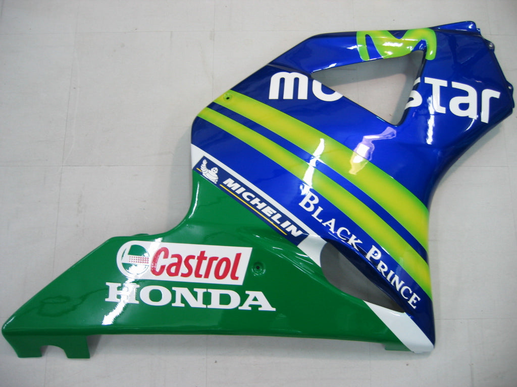 Fairings 2002-2003 Honda CBR 954 RR Blue & Green Movistar  Generic