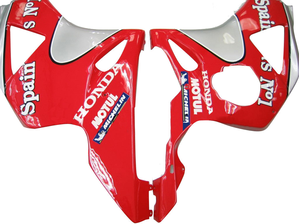 Fairings 2002-2003 Honda CBR 954 RR Red & Silver No.2 Spin's  Generic