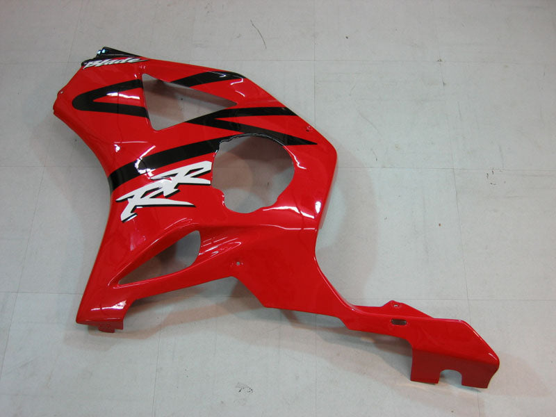 Fairings 2002-2003 Honda CBR 954 RR أحمر وأسود RR عام