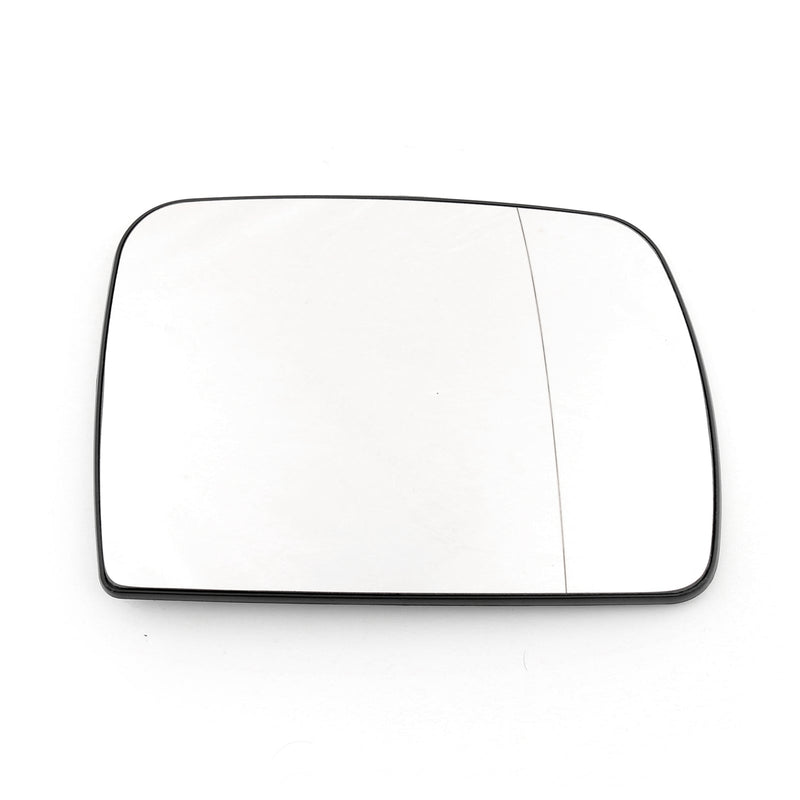 Pair Heated Door Mirror Glass and Backing Plate For 2000-2006 BMW X5 E53 Clear Generic