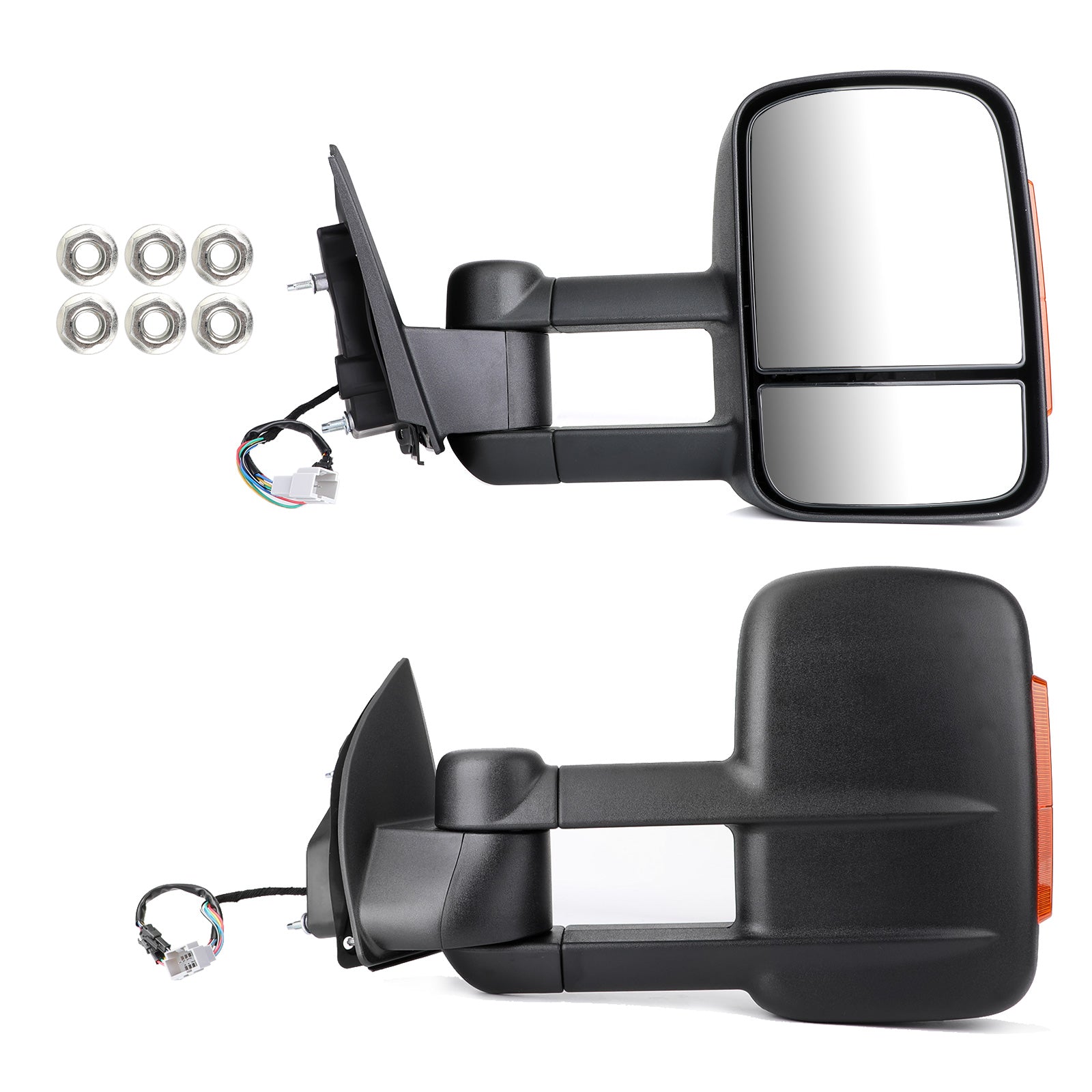 Extendable Towing Mirrors For Ford Ranger MK PX XL XLT XLS Wildtrak 2012-ON