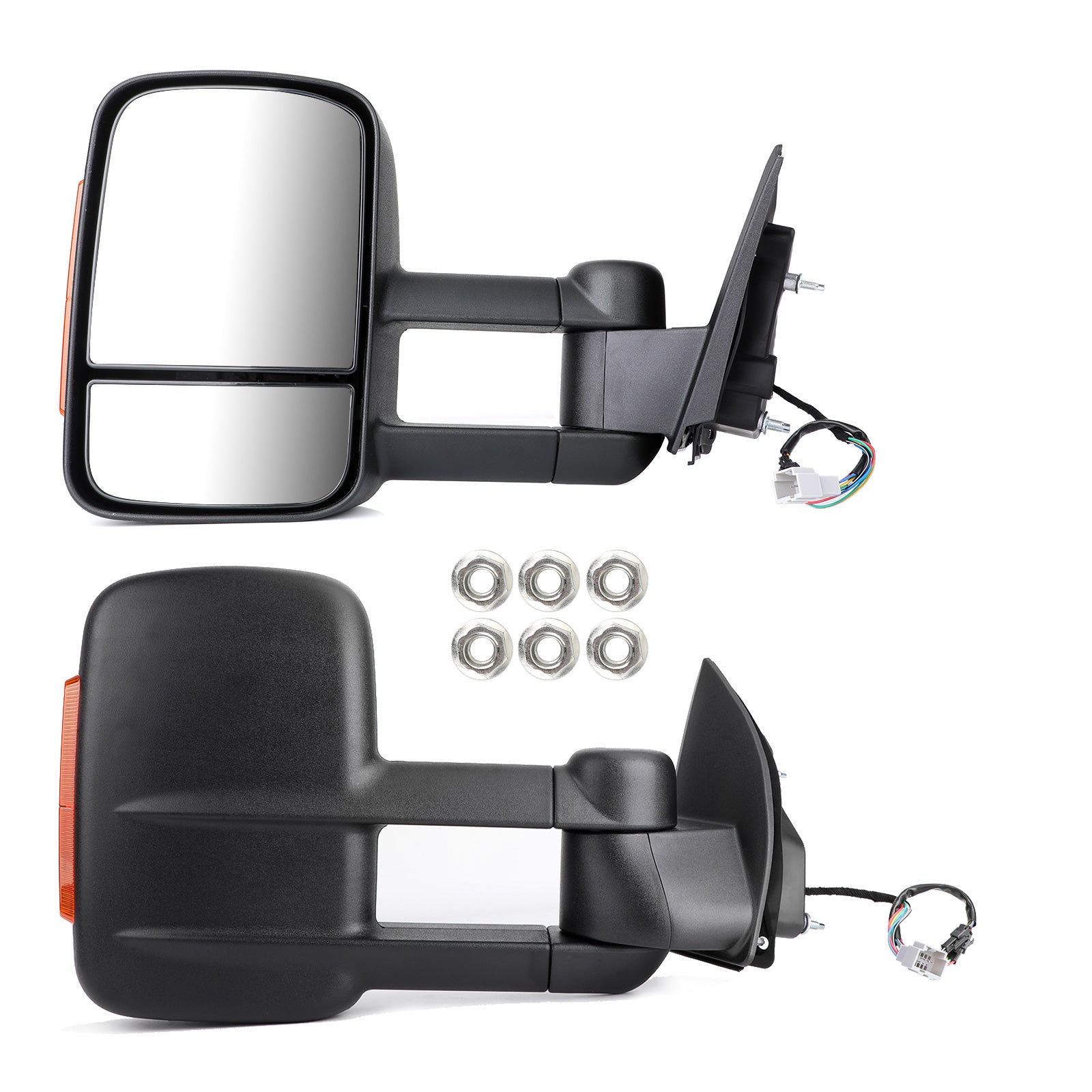 Extendable Towing Mirrors For Ford Ranger MK PX XL XLT XLS Wildtrak 2012-ON